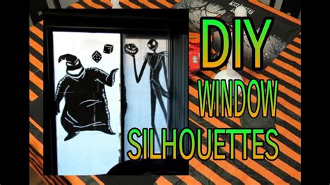 Halloween Window Silhouettes Diy