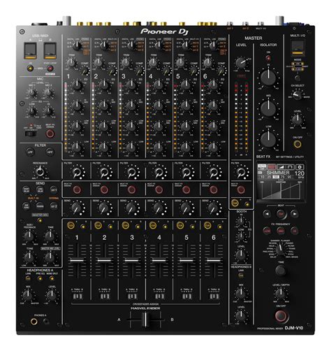 DJM-V10: Pioneer DJ's new 6-channel mixer looks like it was designed by ...