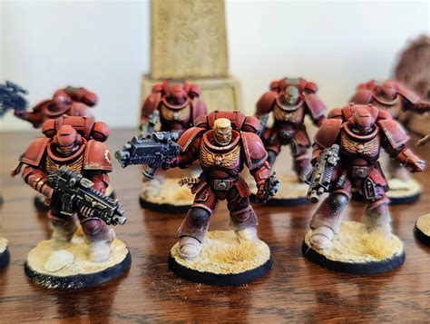 Blood Angels, Space Marines - Battle Weary Marines - Gallery - DakkaDakka