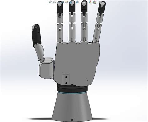 Robotic hand prosthetic 3D model | CGTrader