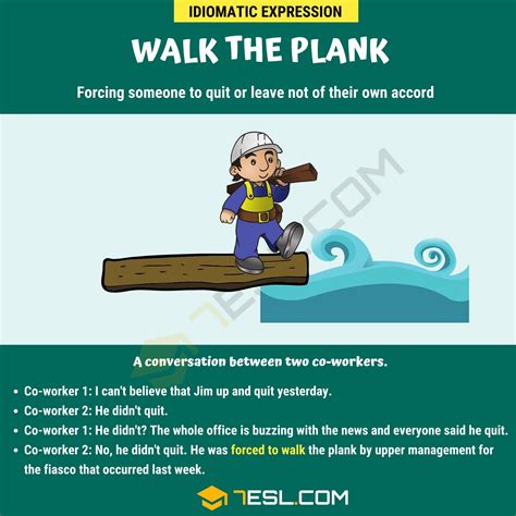 "Walk the Plank" Meaning, Origin and Examples • 7ESL