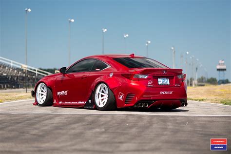 Slammed Lexus RC-F With a Rocket Bunny Wide Body Kit — CARiD.com Gallery