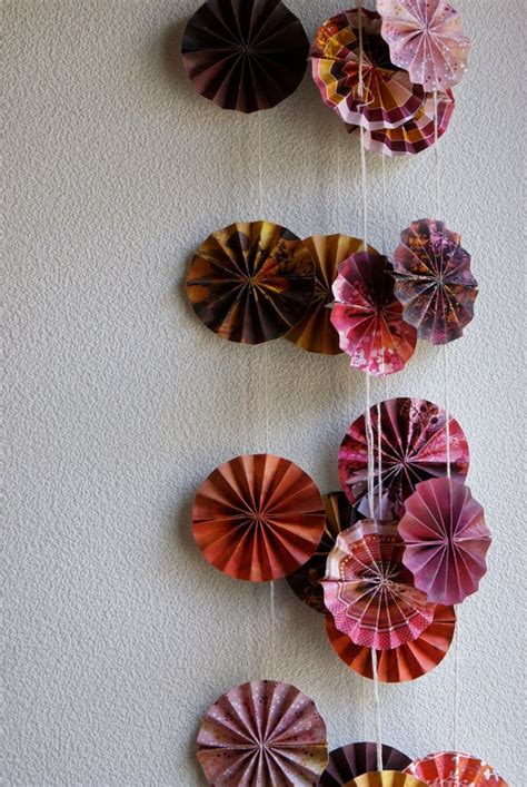 a great garland | Garland, Origami, Warm autumn