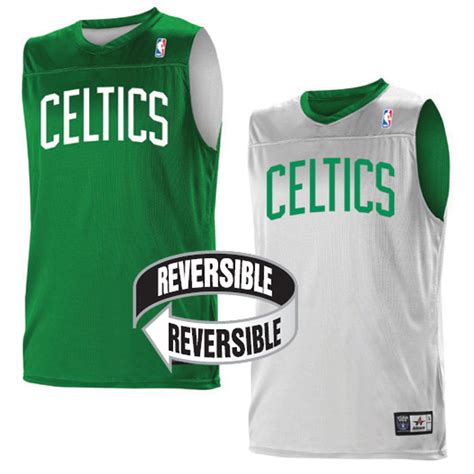 Custom Team NBA Boston Celtics Youth Reversible Jersey