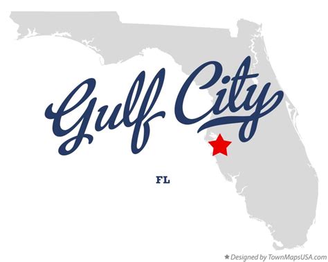 Map of Gulf City, FL, Florida