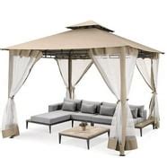 COBIZI 12x12 Outdoor Gazebo Pop-up Gazebo Canopy with Mosquito Netting Patio Tent Backyard ...