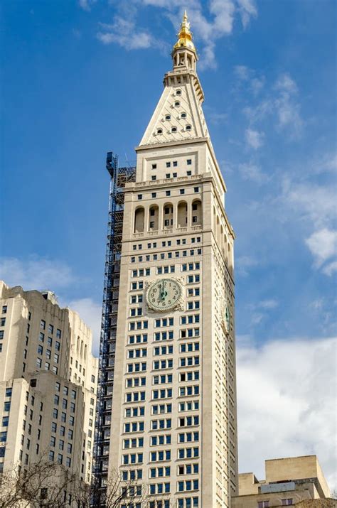 The New York EDITION Hotel Clock Tower, View from Low Angle, New York City Editorial Photography ...