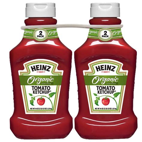 Product of Heinz Organic Tomato Ketchup 2 Pk. 44 oz. - Walmart.com