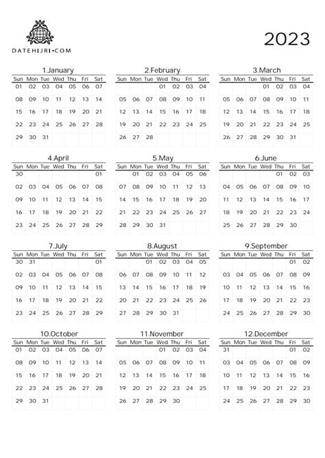 2028 Calendar Printable