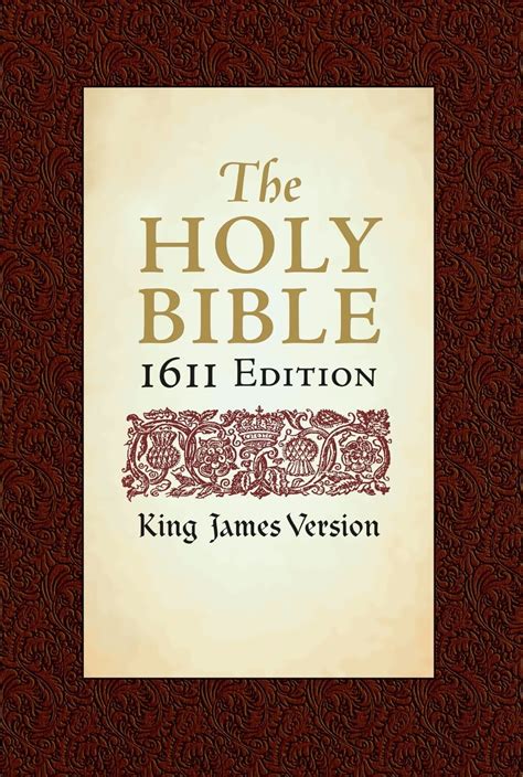 The Holy Bible King James Version KJV 1611 Edition With Apocrypha ...