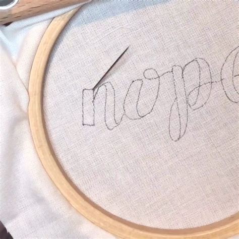 I get asked about my satin stitch often! This is an example of lettering with satin stitch fill ...