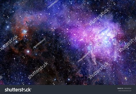 Nebula Gas Cloud Deep Outer Space Stock Illustration 106549334 ...