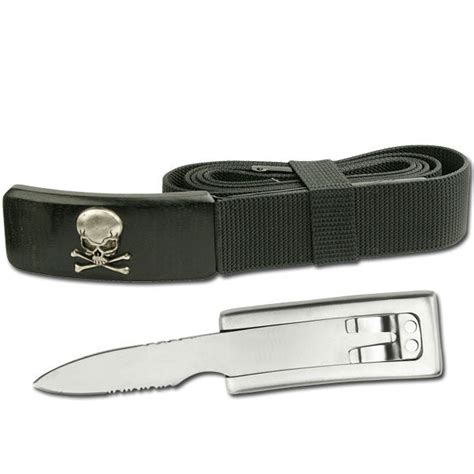 53" DV-01SK BELT BUCKLE KNIFE ADJUSTABLE NYLON BELT