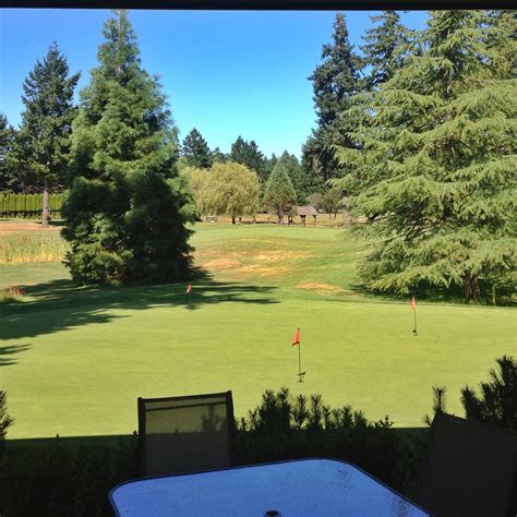 Our view from the breakfast table at the Tee Box at Comox … | Flickr