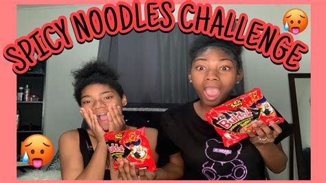 SPICY NOODLES CHALLENGE 😈 *MUST WATCH* - YouTube