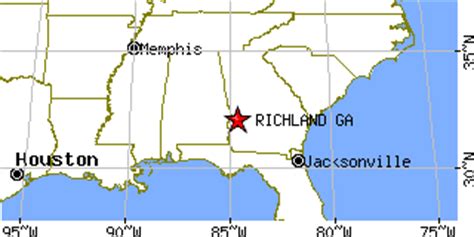 Richland, Georgia (GA) ~ population data, races, housing & economy