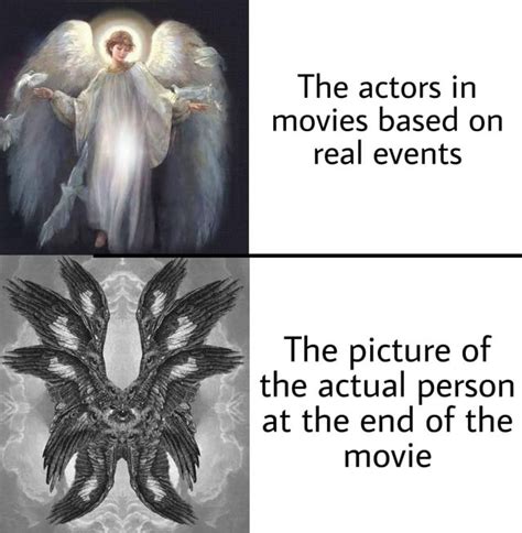 Biblically accurate angels are scary af : r/memes