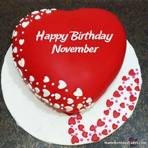 Happy November Birthday Cake