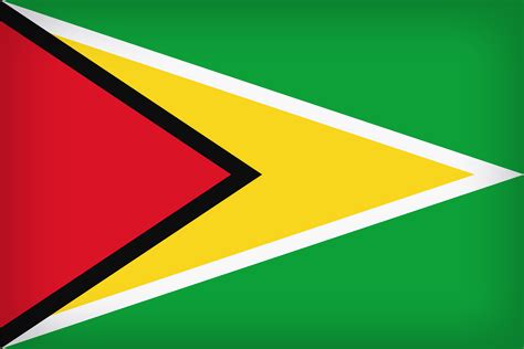 Guyana Large Flag | Gallery Yopriceville - High-Quality Free Images and Transparent PNG Clipart