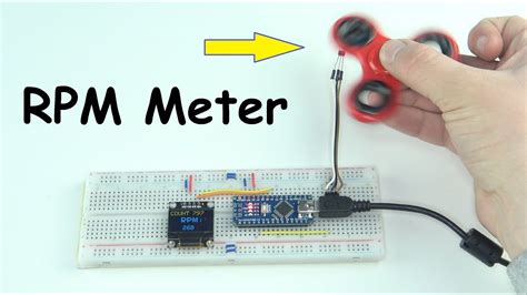 RPM Meter Arduino and A3144 Hall Sensor - YouTube