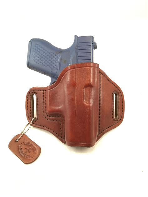 Glock 43 / 43X - Handcrafted Leather Pistol Holster