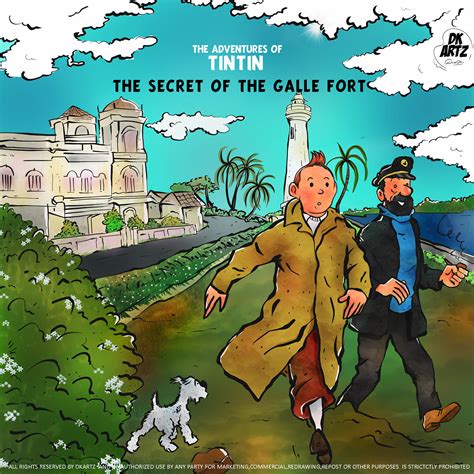 ArtStation - Tintin Fan Art The Secret of The Galle Fort