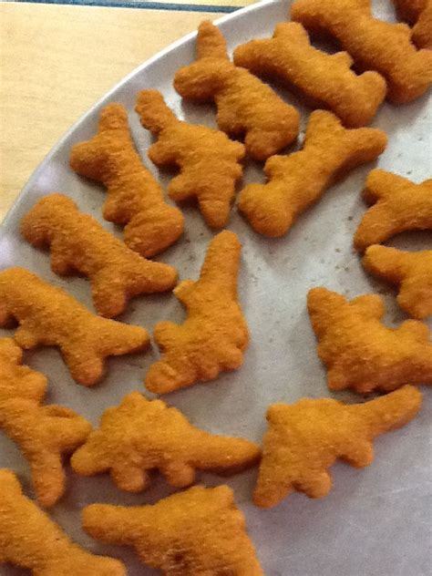 PreK dinosaur unit, end of unit party: dino chicken nuggets | Interesting food recipes, Dino ...