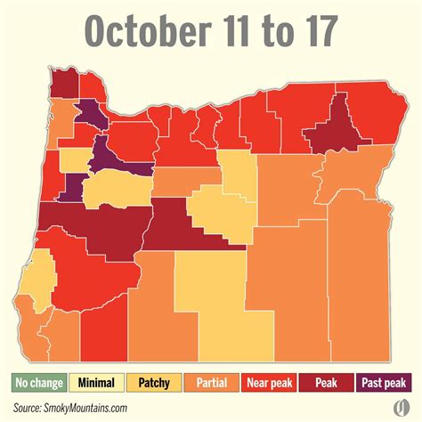 Here’s when fall foliage colors peak in Oregon in 2022 - oregonlive.com