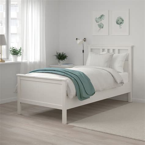 HEMNES Bed frame, white stain, Twin - IKEA