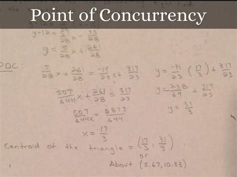 Point Of Concurrency Project by Brian Perkins