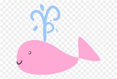 Pink Whale Clip Art - Pink Baby Clipart - FlyClipart