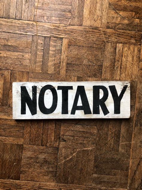 Vintage Hand Painted Notary Public Sign Old Notary Trade | Etsy | Notary, Notary public ...