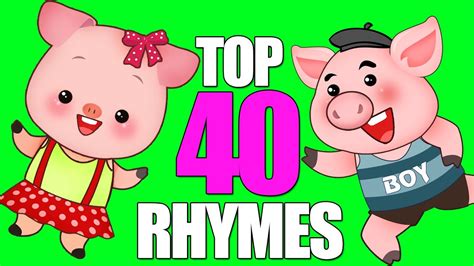 Top 40 Nursery Rhymes Songs | THE BEST Nursery Rhymes Songs For Kids ...