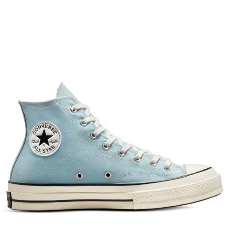 Converse Chuck 70 High Recycled Canvas Light Armory Blue/Egret/Black ...