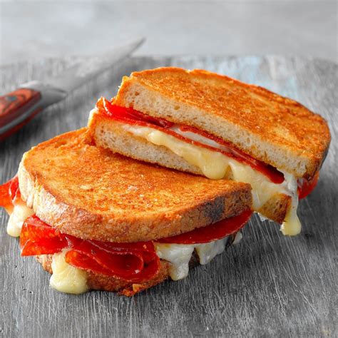 Grilled Cheese and Pepperoni Sandwich | Recipe | Pepperoni sandwich, Recipes, Shredded cheese ...