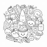 Bulk Food Coloring Pages sketch template