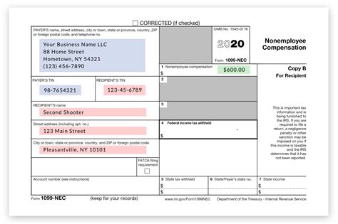 The New 1099-NEC IRS Form for Second Shooters & Independent Contractors (formerly 1099-MISC ...