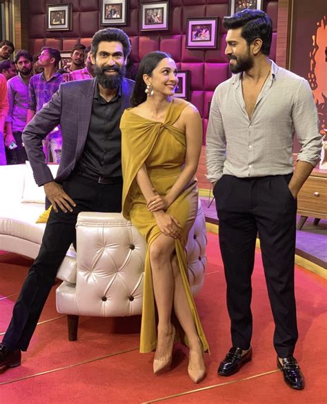 Charan and Kiara promote VVR in Rana's show