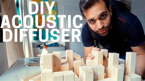 HOW TO BUILD A DIY ACOUSTIC DIFFUSER - YouTube