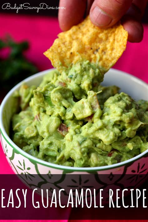 Easy Guacamole Recipe | Budget Savvy Diva