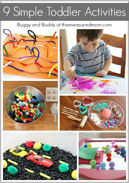 9 Simple Toddler Activities - The Measured Mom | Toddler activities ...