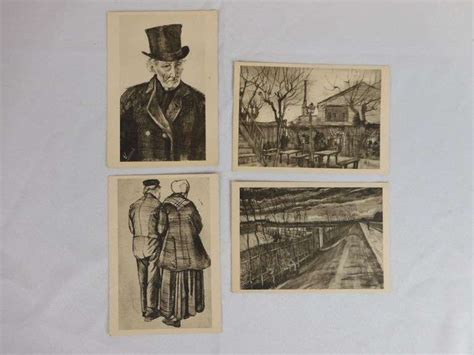 Four Vintage Vincent van Gogh Postcards From Holland - GC5 Auctions