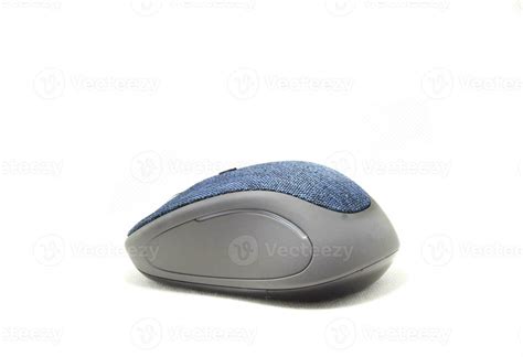 Beautifully shaped blue computer mouse with a modern and ergonomic ...