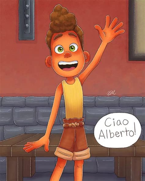 Pixar Luca Alberto Scorfano fanart drawing | Disney fan art, Pixar, Fan art