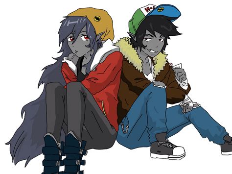 Marceline y Marshall Lee by AnteikuMask on DeviantArt