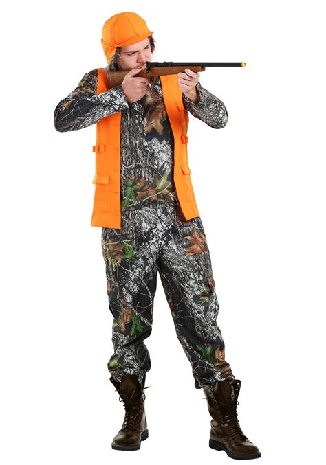 Mossy Oak Camo Hunter Costume for Plus Size Men 2X