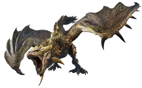 Gold Rathian Art - Monster Hunter Rise: Sunbreak