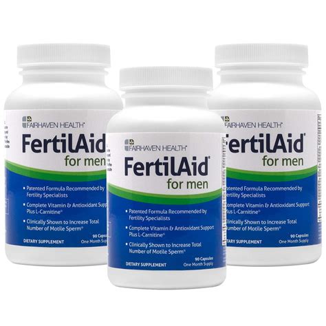 FertilAid for Men: Male Fertility Supplement - 3 Month Supply - Buy Online in UAE. | Hpc ...