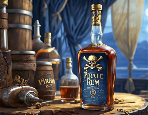 Download Bottle, Rum, Pirate. Royalty-Free Stock Illustration Image ...