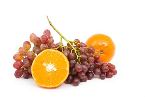 Orange and grapes stock image. Image of lifestyle, healthy - 36126309